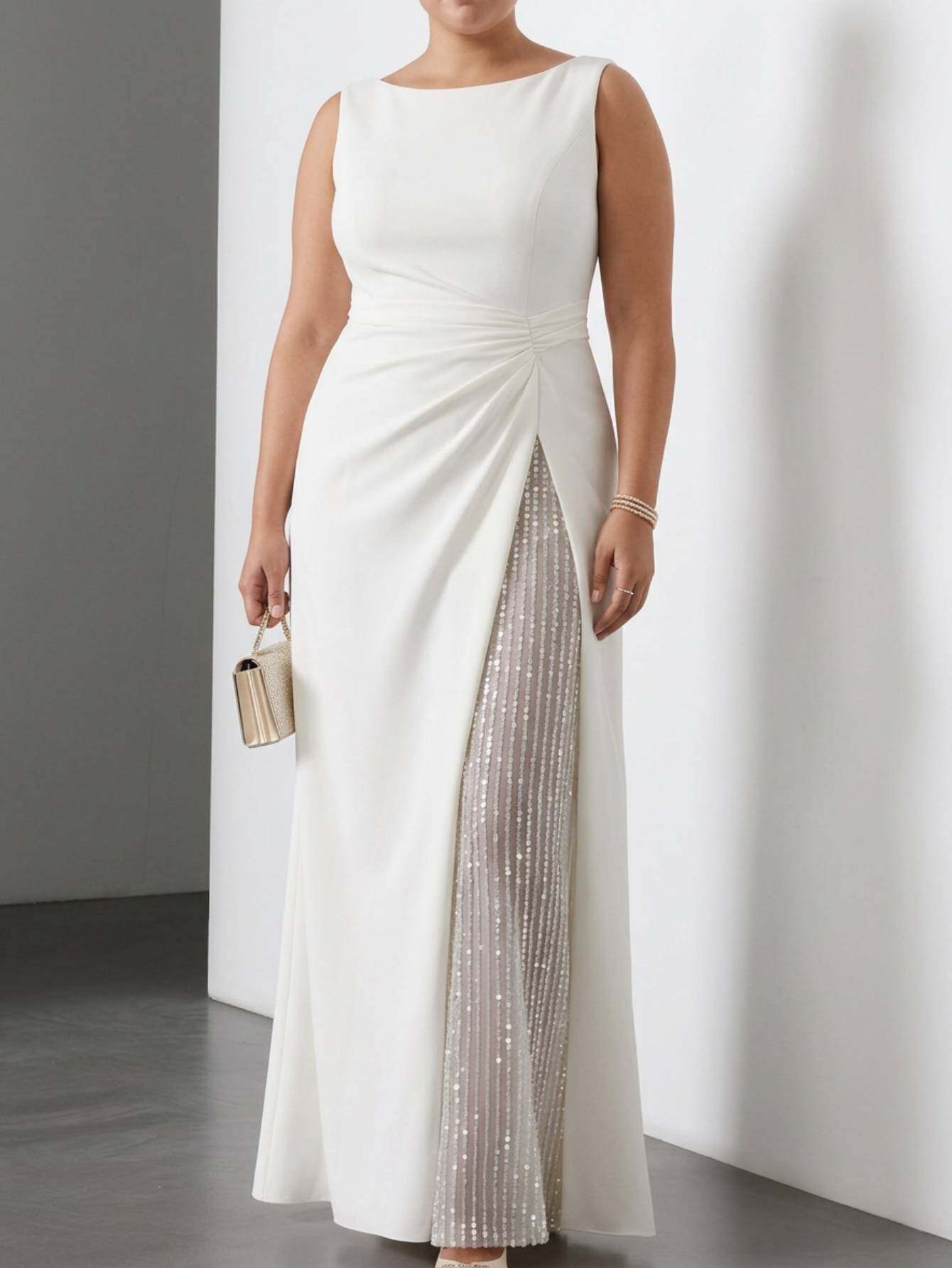 sachin and babi light blue dress White Sequin Puff Sleeve Maxi Dress  shopaleena