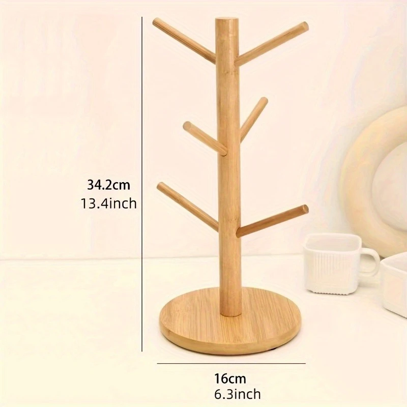 set of 2 wooden cup holders for space utilization details 3