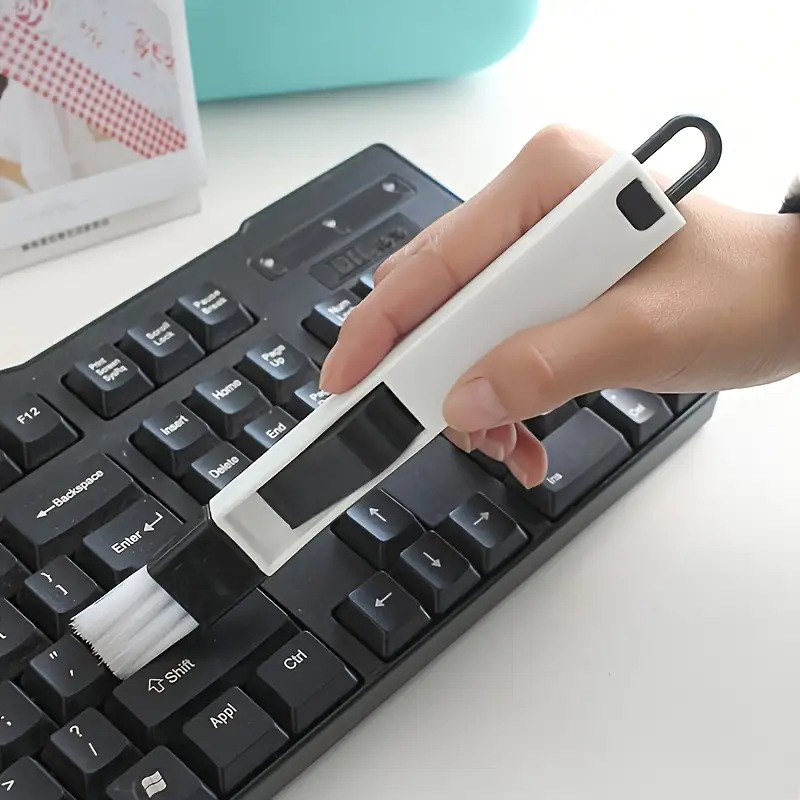 1 buc. Perie de curățare din plastic multifuncțională cu lopată - o lopată manuală de mână potrivită pentru curățarea holurilor, dormitoarelor, baie, toalete, bucătării, mașini și podele - nu este necesară electricitate.
