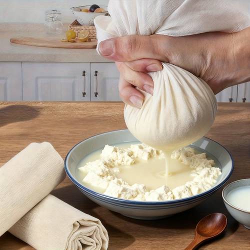 500 mesh natural cheese cloth washable with fixed edges cuttable ideal for making yogurt baking and cheese production durable and long lasting a must have kitchen essential