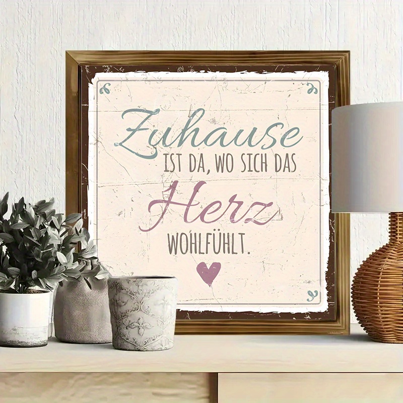 Image of Da Where Well - Wooden Framed Signs With Inspirational Quotes, Wall Art For Bedroom, Living Room, , Office, Kitchen, Bathroom, Perfect Gift For And Families, 8*8 Inch