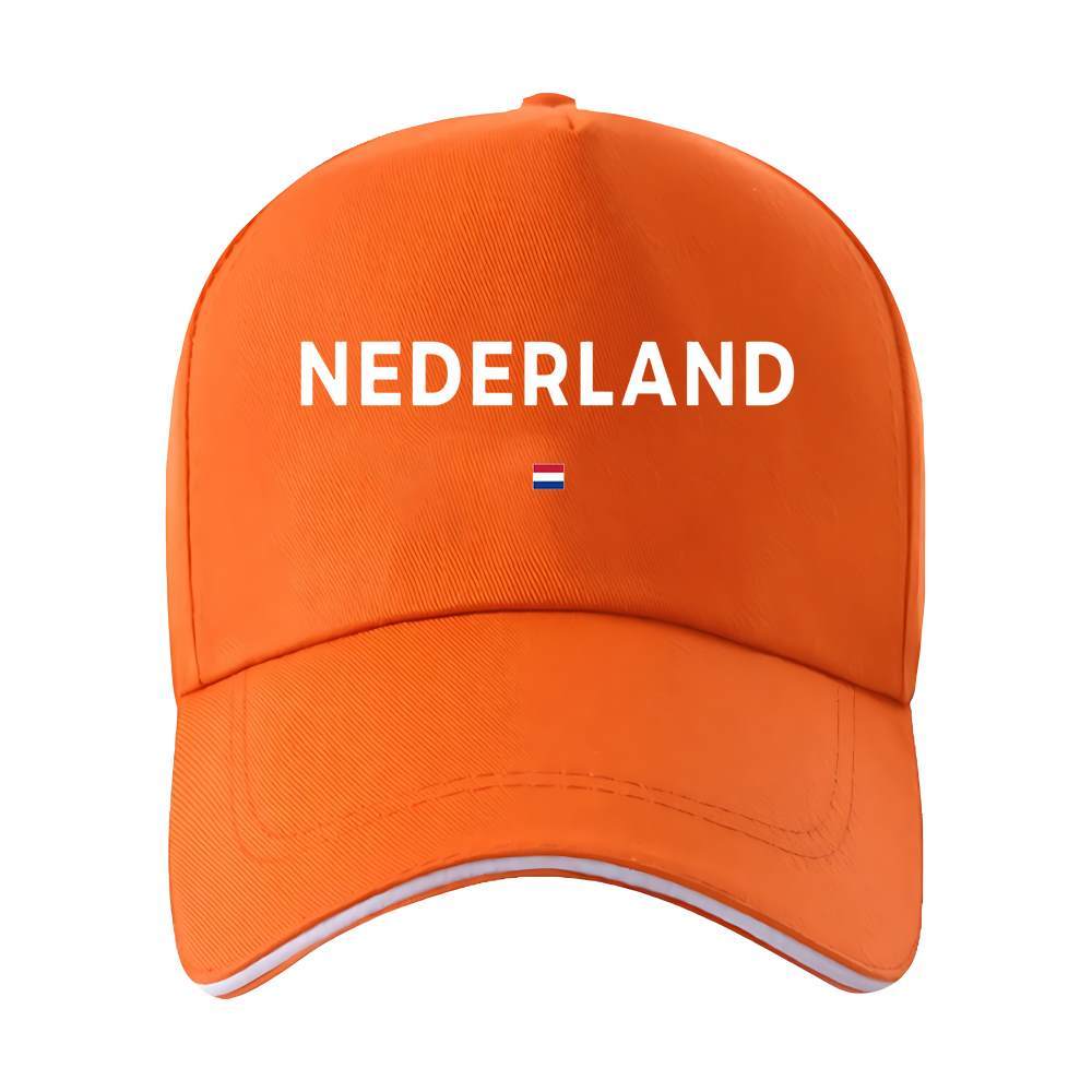 TEMU 1pc Netherlands Flag Trucker Hat - Adjustable Dutch National Colors Cap With Iconic Flag Print, Lightweight Suitable For &, Casual Wear,,