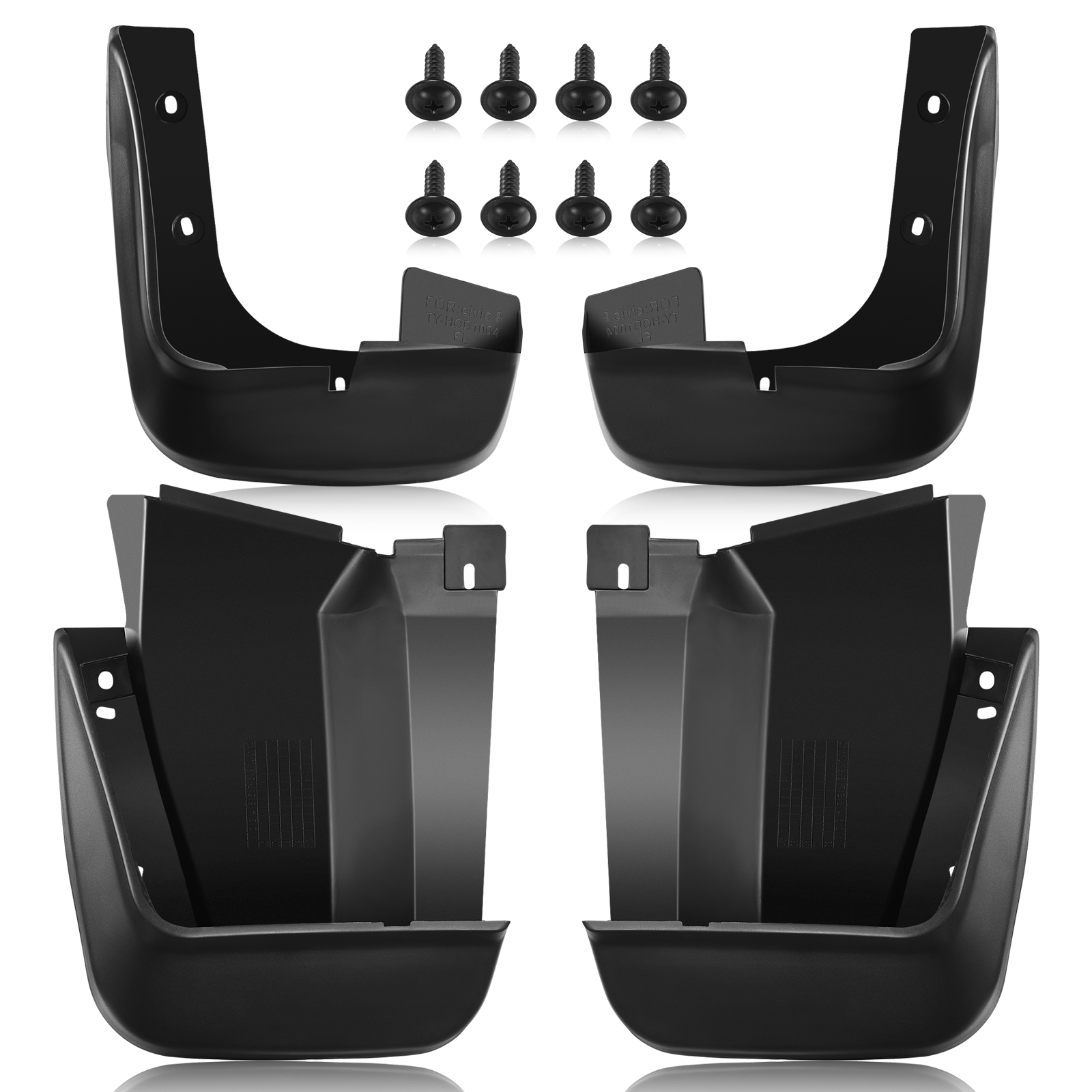 TEMU Oe Mud Flaps Splash Guards Fit For 20062011 For  4pcs Set