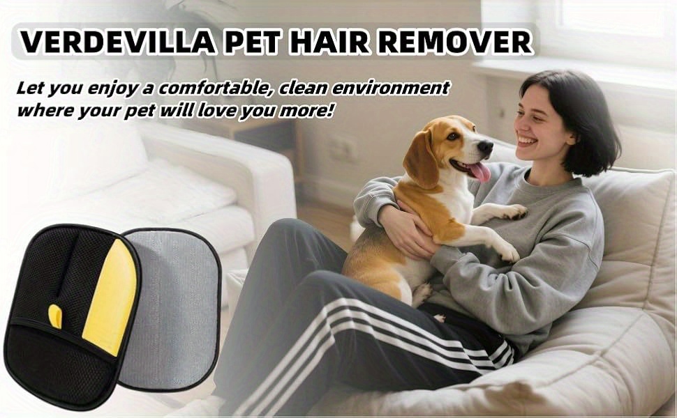 4 Brosses de Dépilation Ménagères, Outil de Dépilation de Poils d'Animaux, Gants de Dépilation à Électricité Statique, Réutilisables, Pratiques et Rapides, Adaptés à Divers Environnements