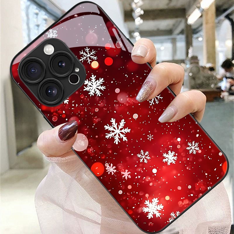 TEMU Snowflake Print Phone Case For Iphone 16/16 Pro/16 Pro Max/16 Plus/ Plus/15 Pro/15 Pro Max, 14/14 Plus/14 Pro/14 Pro Max, 13/13 Pro/13 Pro Max,