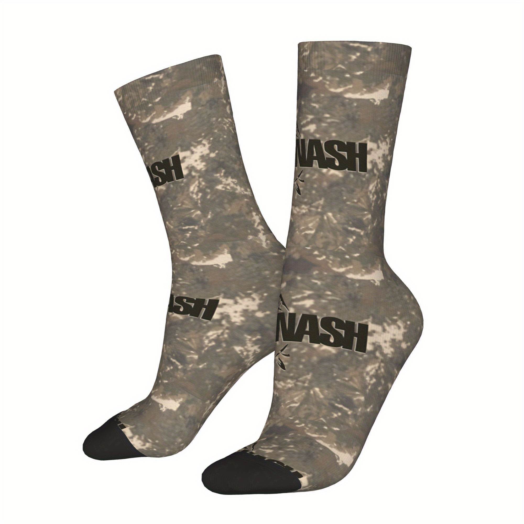 Image of 2d Print Design Fishing Socks Sports 3d Print Boy Girls Mid-calf Socks