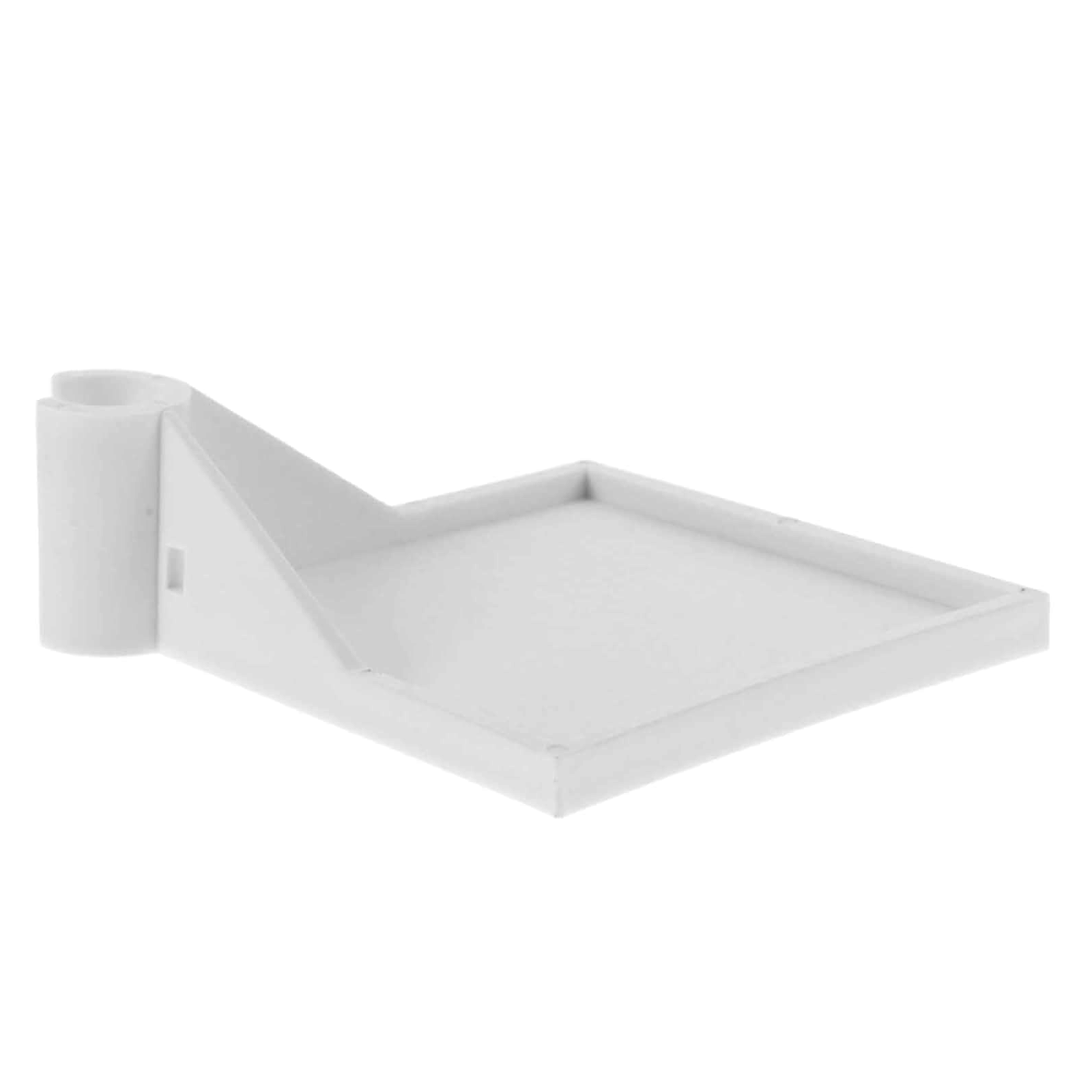 Image of 1pc Planting Tent Corner Bracket Adjustable Wall-mounted Shelf Tent Rod Rack Multifunctional Planting Tent Accessory, Compatible With 16mm Planting Tent Accessory White