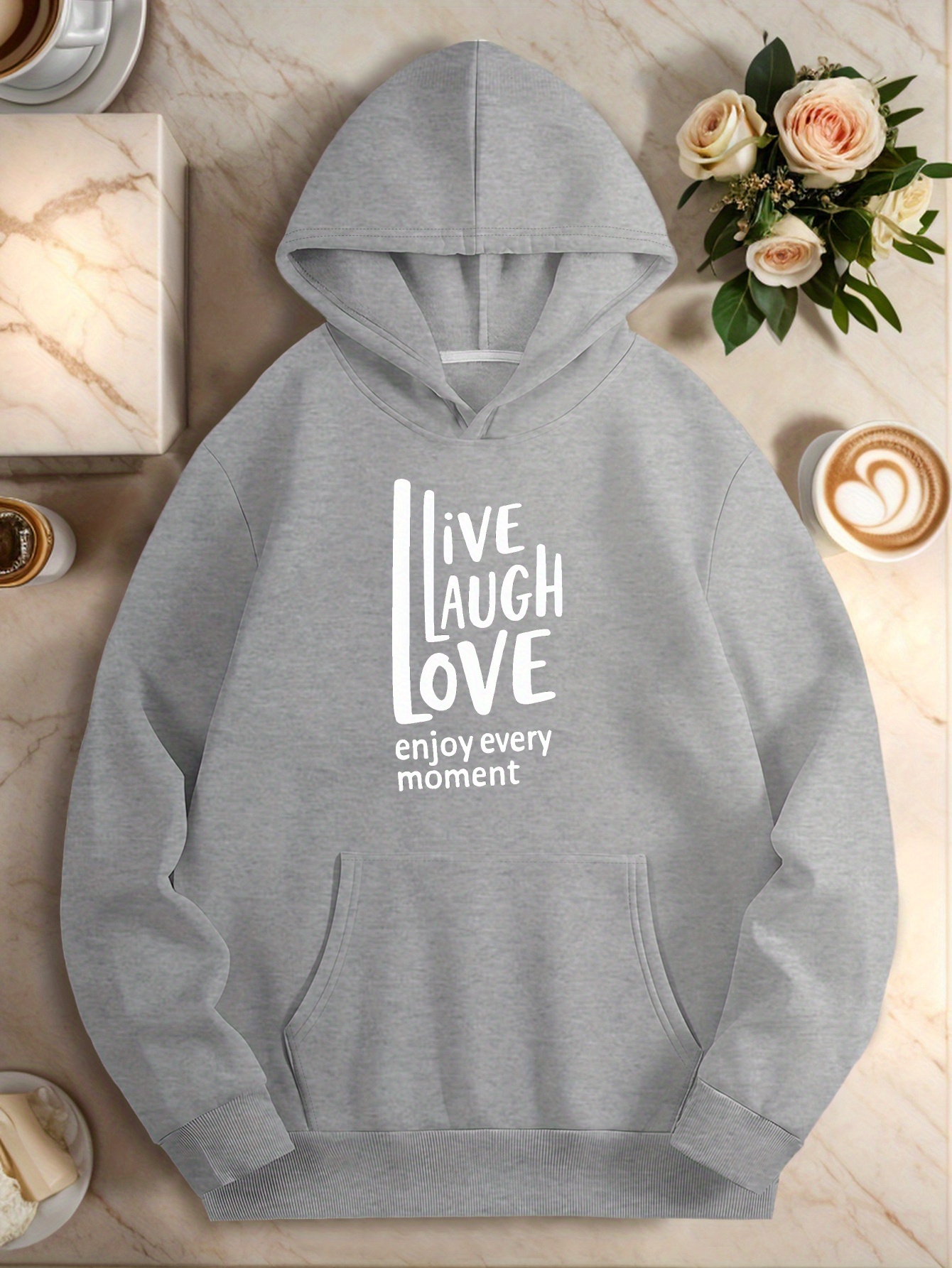 live laugh love women's hoodies fit women's clothing Temu