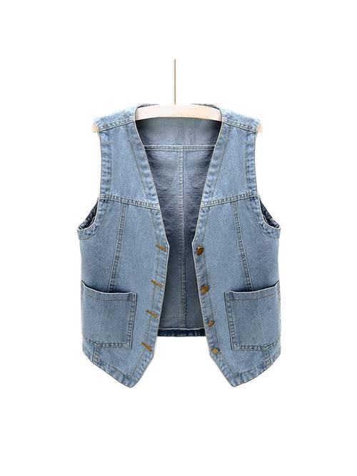 chaleco de , , , corto, sin , chaqueta sin para mujer
