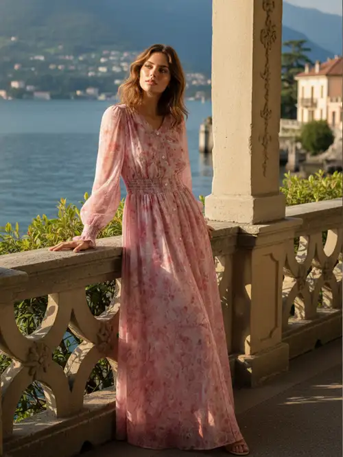 pink long dress for women sold on Temu United States pink long dress for women sold on Temu United States