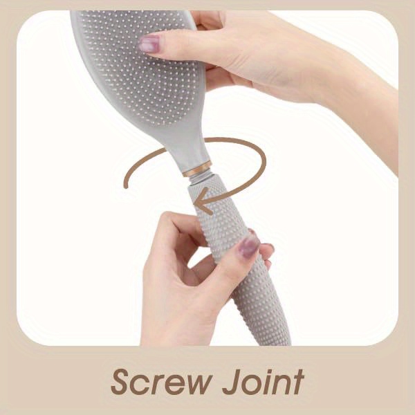 18 9 anti slip corn handle shower back scrubber with large brush head soft bristles 3 in 1 bath brush for lathering cleansing gentle exfoliating deep cleaning   for back   legs pink no battery needed shower scrubber back scrubbing tool ergonomic shower brush durable shower brush Product details 4