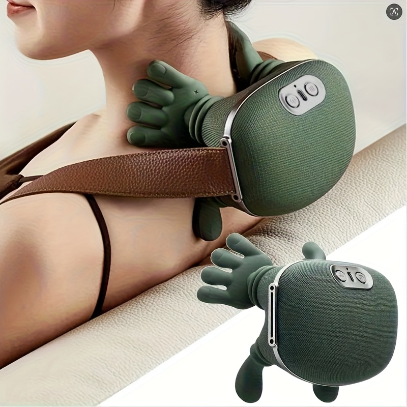 portable usb massager with palm   shoulder neck massager device for portable relaxation suitable for   work usb charging   ideal holiday gift for s Product details 1