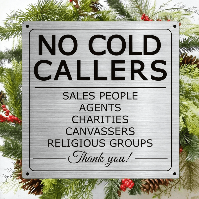 TEMU 2d Flat, 1pc Warning Decorative Sign, No Cold Notice Sign, Front Yard, Garage, Porch, Bedroom, Or Bar - Ideal Gift For Friend, Wall Decor