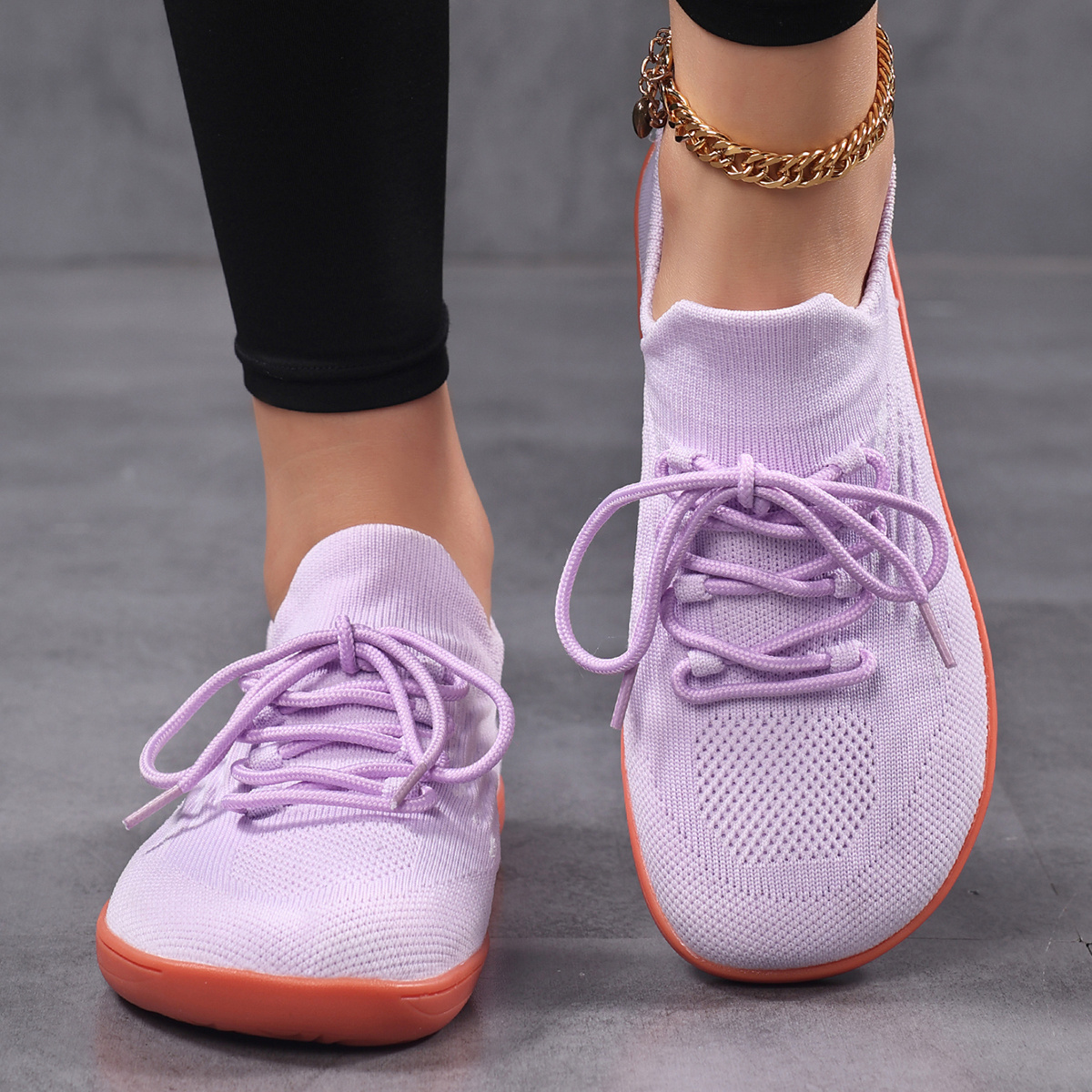 Women's Plus-Size Wide-Toe Running Sneakers for Comfort