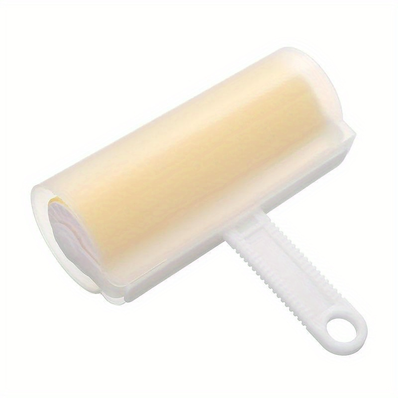 TEMU Rouleau Anti-Peluche Réutilisable de Grande Taille pour Poils d'Animaux et Poussière - Lavable, Pile , Rouleau en Tissu Portable pour Vêtements,