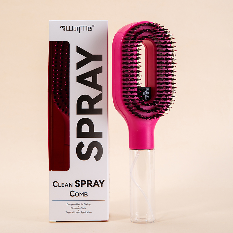 E-shop Spray-Styling-Kamm | Innovativer Spray-Styling-Kamm, geeignet für trockenes nasses Haarstyling – Verwicklungsfreie Nylonborsten, einfach zu