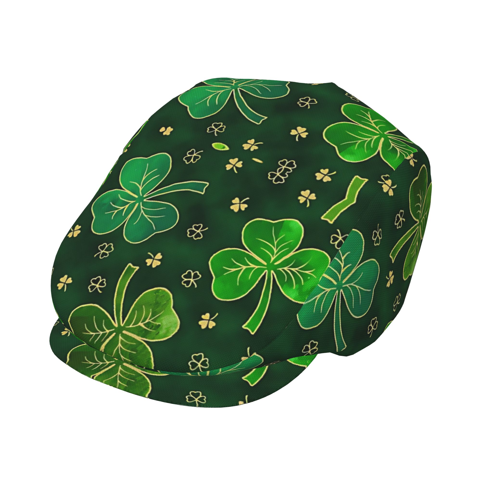 TEMU Boina para hombre con de de verde, de poliéster, ajustable, estilo Newsboy, gorra Gatsby, gorra para conducir, gorra para mujer, boina con
