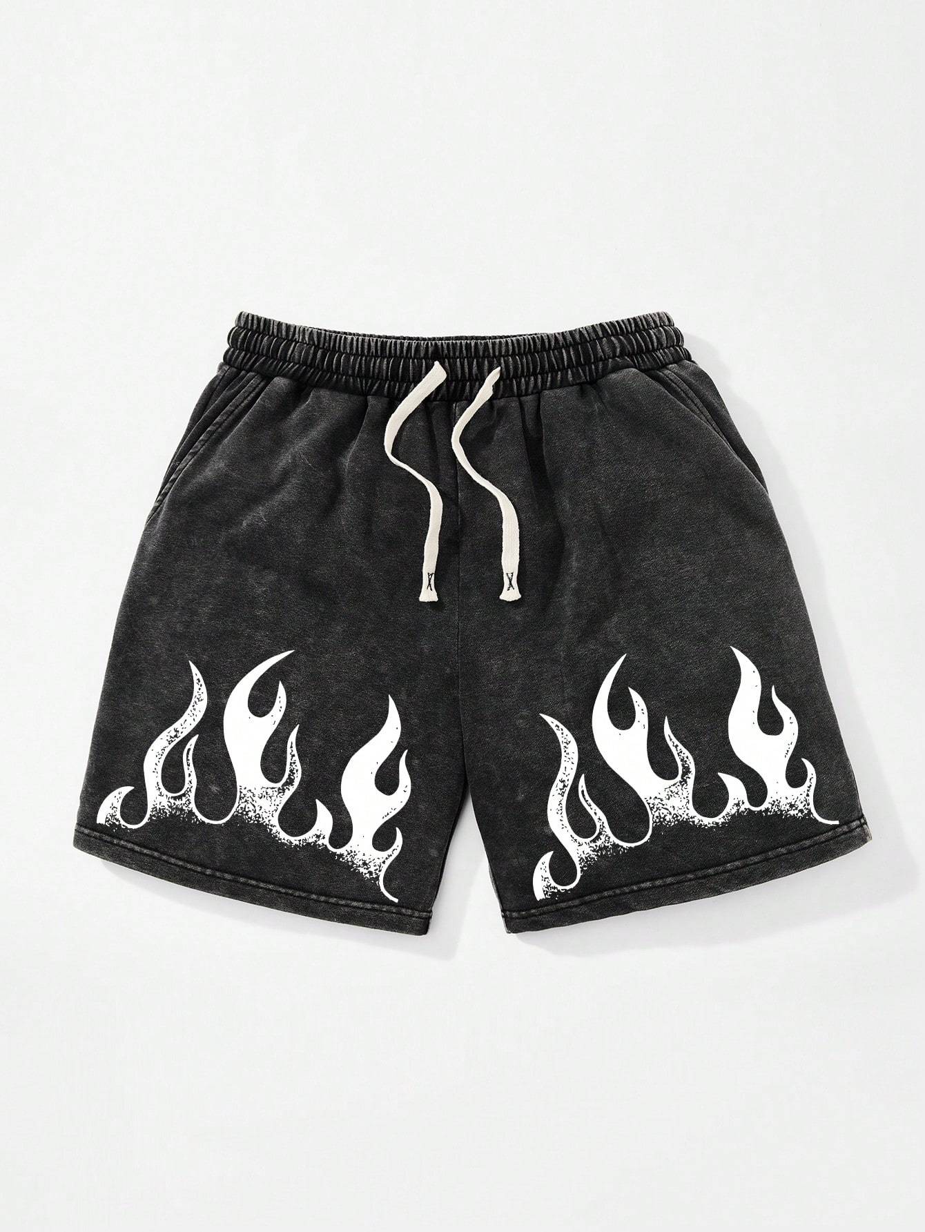 flame shorts sold on Temu United States