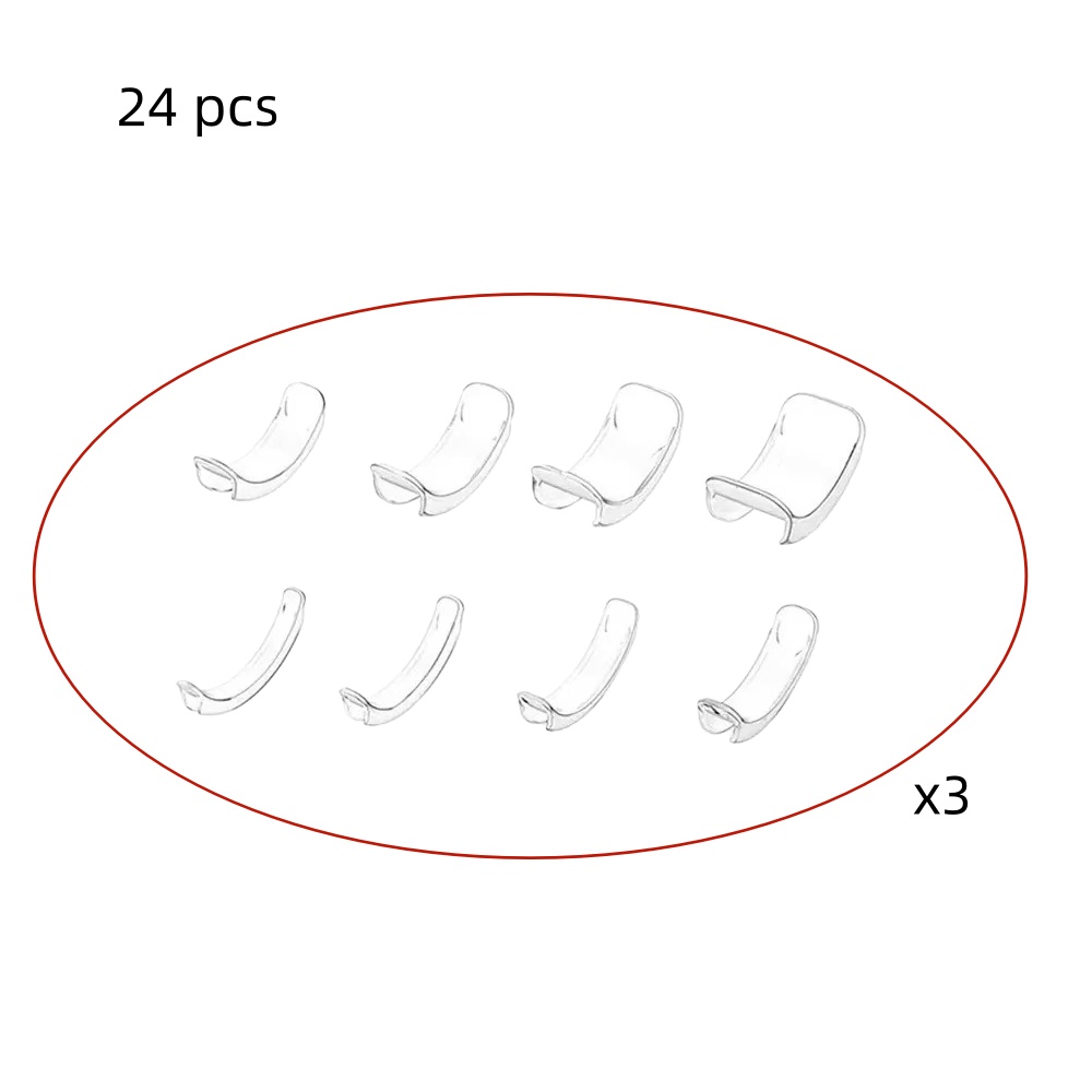TEMU 24pcs, Adjustable Ring Sizing Set, Non Slip And , Multi Size Pad Suitable For Loose Rings, Portable Jewelry Size Adjuster Suitable For Oversized