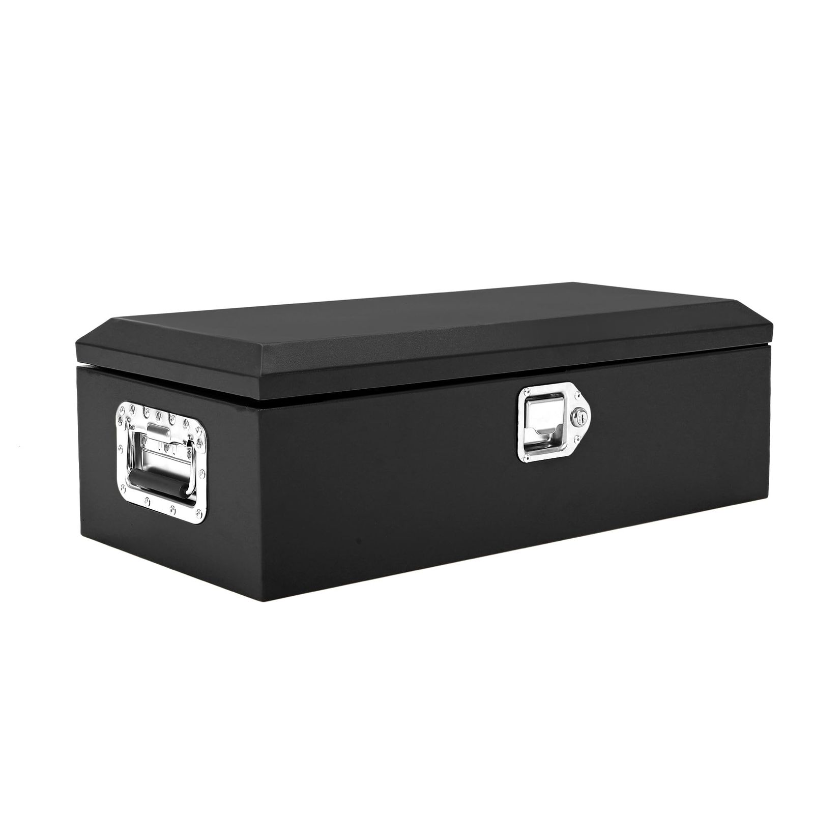 Image of Heavy Duty Steel Truck Bed Toolbox With Lock And Key | Waterproof Metal Toolbox Organizer For Pickup, Rv, Trailer, Durable Solution By Tackview