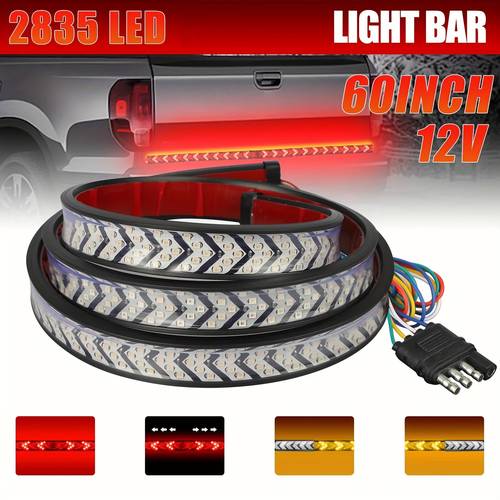 1 2pcs 60 inch 5 row led light bar led lighting strip led light bar for off road pickup trailer suv rv van with and angle
