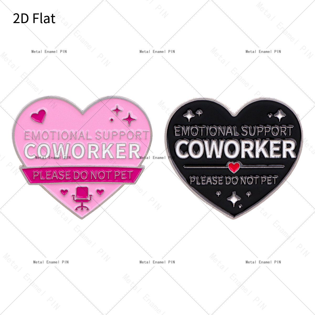TEMU 2D Plat 2pcs/Set Pins de Revers avec Citations Amusantes, Pins Émaillés et Broches, Badges pour Sacs à Dos, Sacs, Décoration Cool pour Sacs à