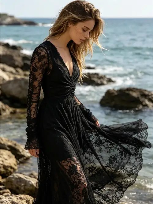 lace long dress sold on Temu United States lace long dress sold on Temu United States