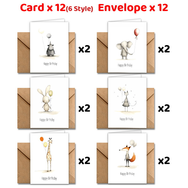 

24- Cards Envelopes, Unique , Office Supplies, For Greetings, You, And