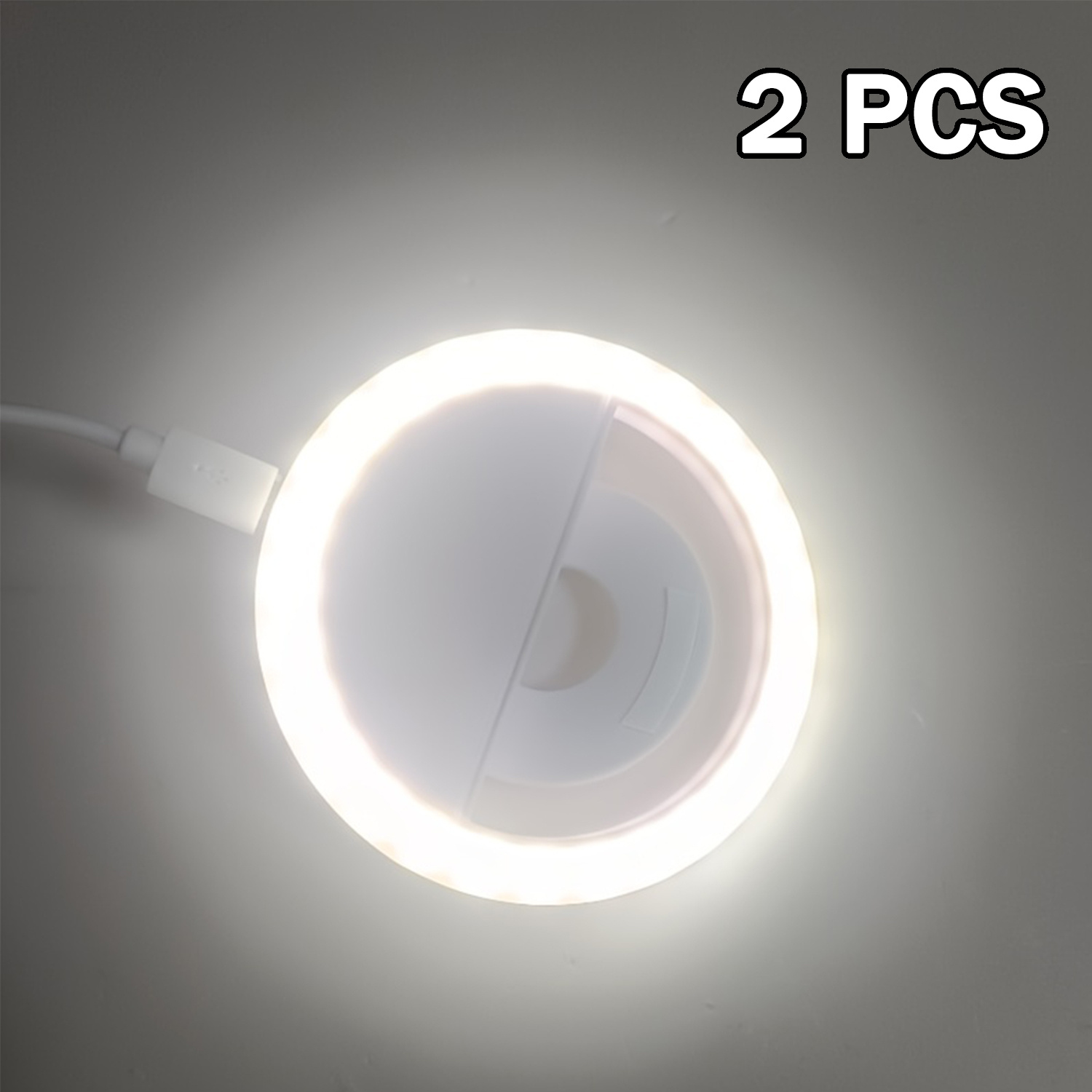 40 Led Beads Camera Circular Flash Phone Led External Fill Light Anchor Beauty Selfie Phone Light Led Circular Photo Light Light Three-level Adjustable Brightness Circular Selfie Light Moth
