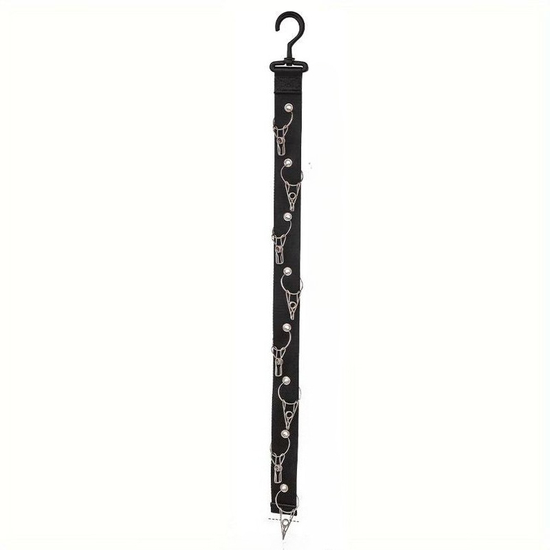 TEMU 1pc Organisateur mural à 8 clips pour chapeaux, support pour 8 casquettes de baseball, encombrant, durable, de haute qualité, adapté au placard