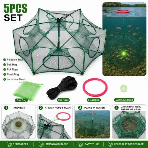 Top Hand Ropes Ringer fishing trap sold on Temu United States