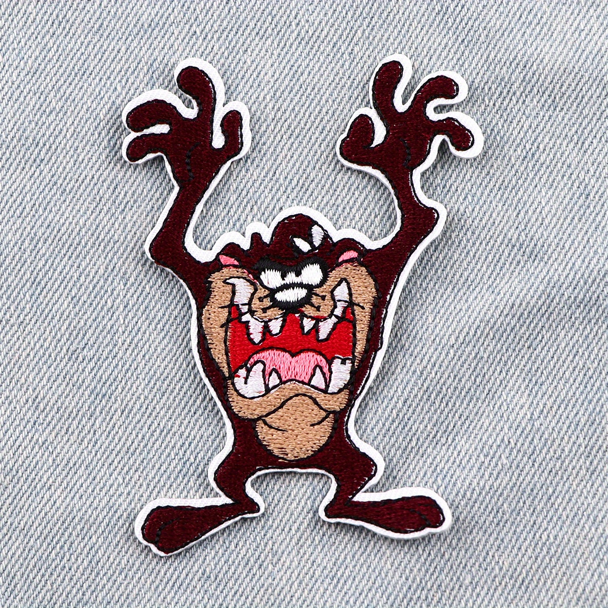 Authorized Cartoon Patch For Clothing, An Embroidered Sewing Applique A Cute Fabric Badge For Apparel Additions