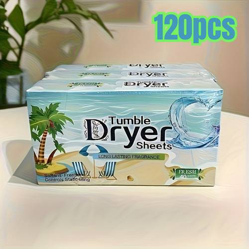 3 packs totaling 120 sheets of laundry drying paper long and anti static laundry drying paper designed for wrinkle and in tumble dryers laundry care essential for household