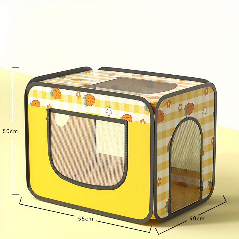 non electric pet drying box for cats small dogs cozy bath drying bag with soft warm air circulation cute pumpkin   durable fabric for safe post bath   drying station   holder   enclosure