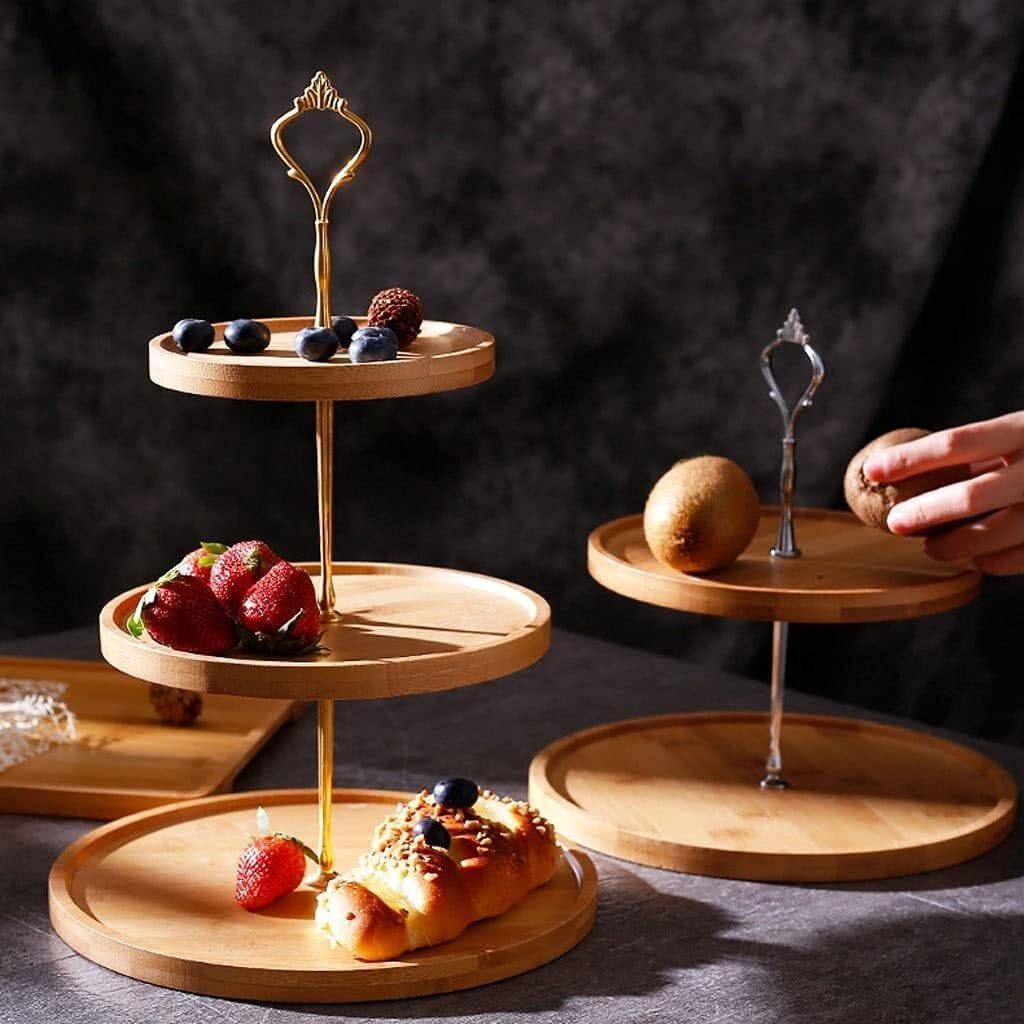 tier cake stand wood sold on Temu Malaysia