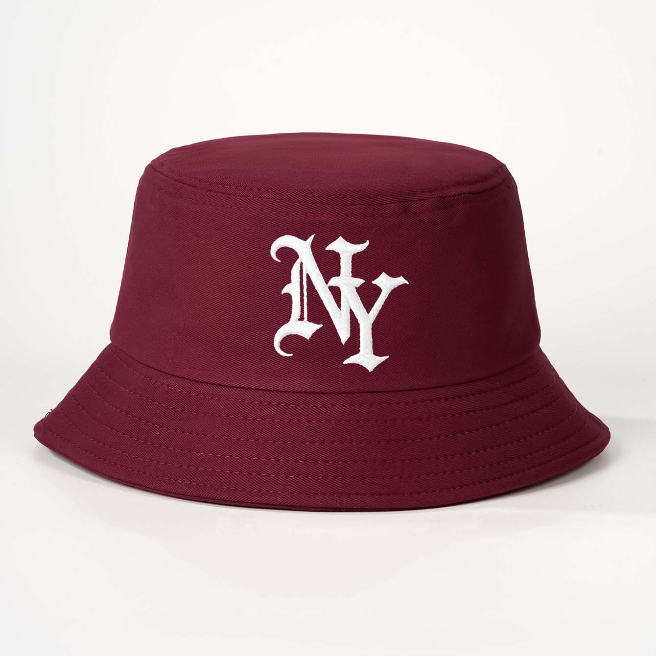 TEMU Embroidered Gothic Letter Ny Fisherman Hat Unisex Trucker Cap Breathable Adjustable Golf Hat Women's Summer Fashion Curved Cap Men Women Same