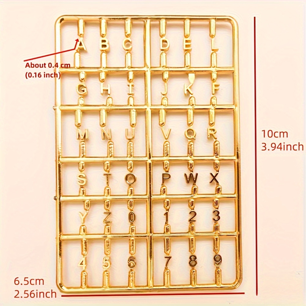 Image of Dollhouse Accessories Mini Alphabet, Number Boards Set For 1:6 Or 1:12 Dollhouses, Diy House Numbers & Mailbox Numbers Father's Day, Birthday, Gift