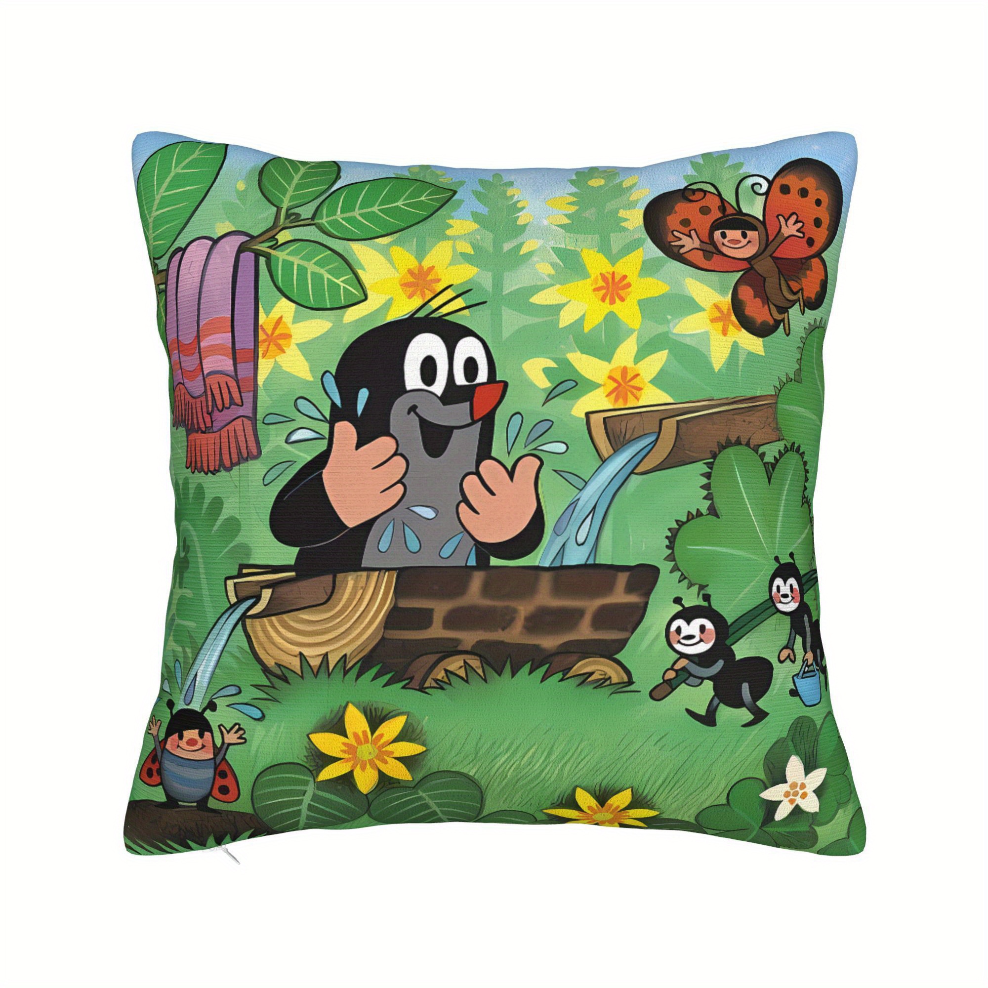 

Mole Throw Pillowcase Cushion For Sofa Coussin Covers Decorative