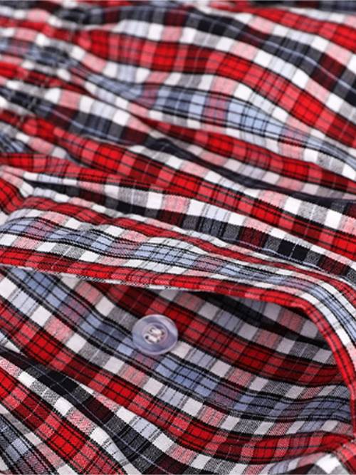 aleatorio de 10 bóxers largos para hombre, de tela tejida, ropa interior larga de casa holgada y cómoda con diseño de botón, pantalones cortos y fáciles de poner para hombre