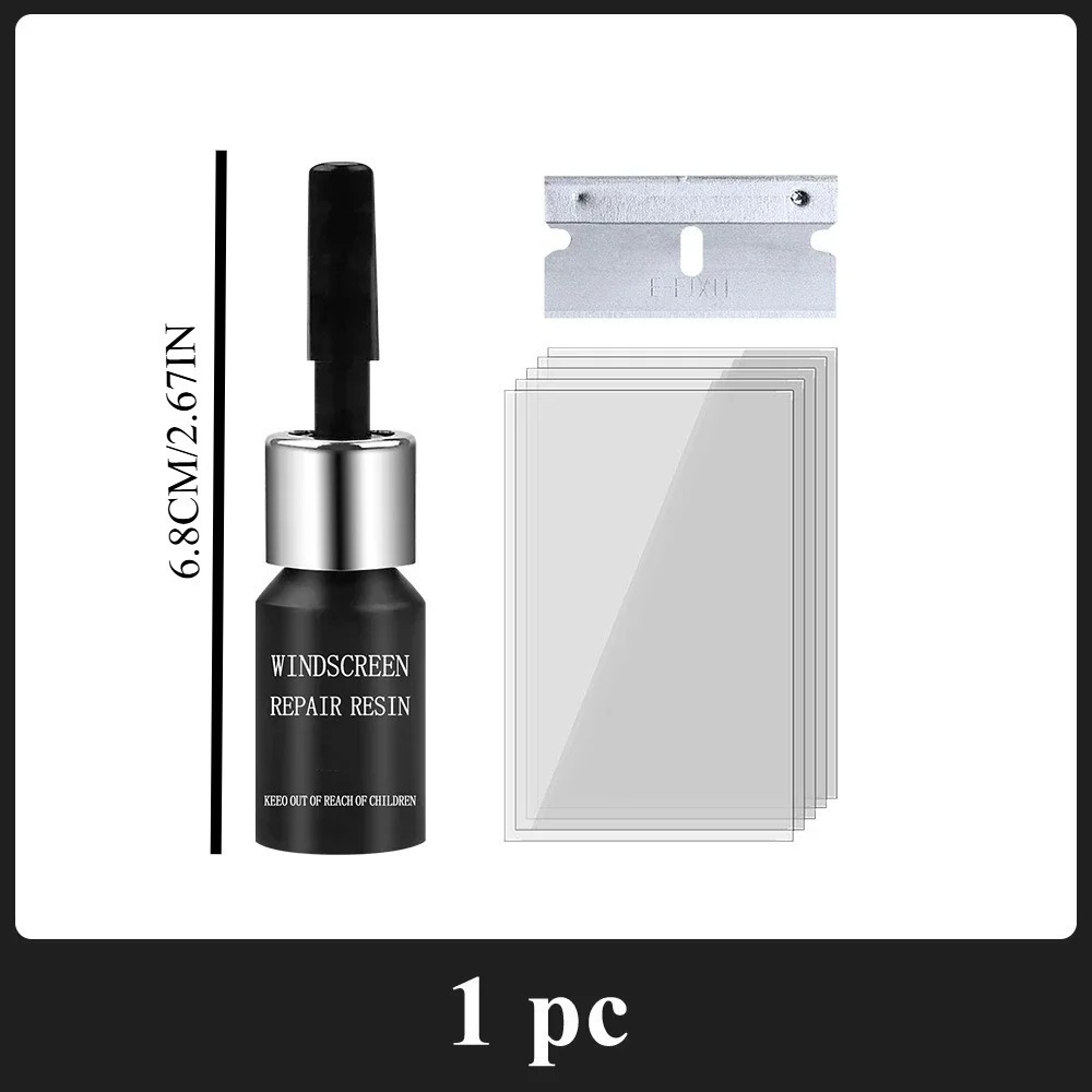 5set convenient car Windshield Scratch Repair Liquid car resin kit glass scratch repair tools glass curing crack repair tools 2