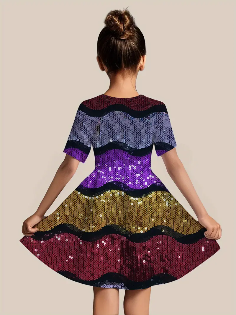 monsoon rainbow sequin dress Sophia Rainbow Sequin Dress Multi | Girls' Dresses