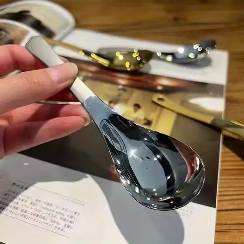 6-Piece Small Tea Spoon Set - Stainless Steel Espresso Spoons For Coffee, Desserts, Afternoon Tea