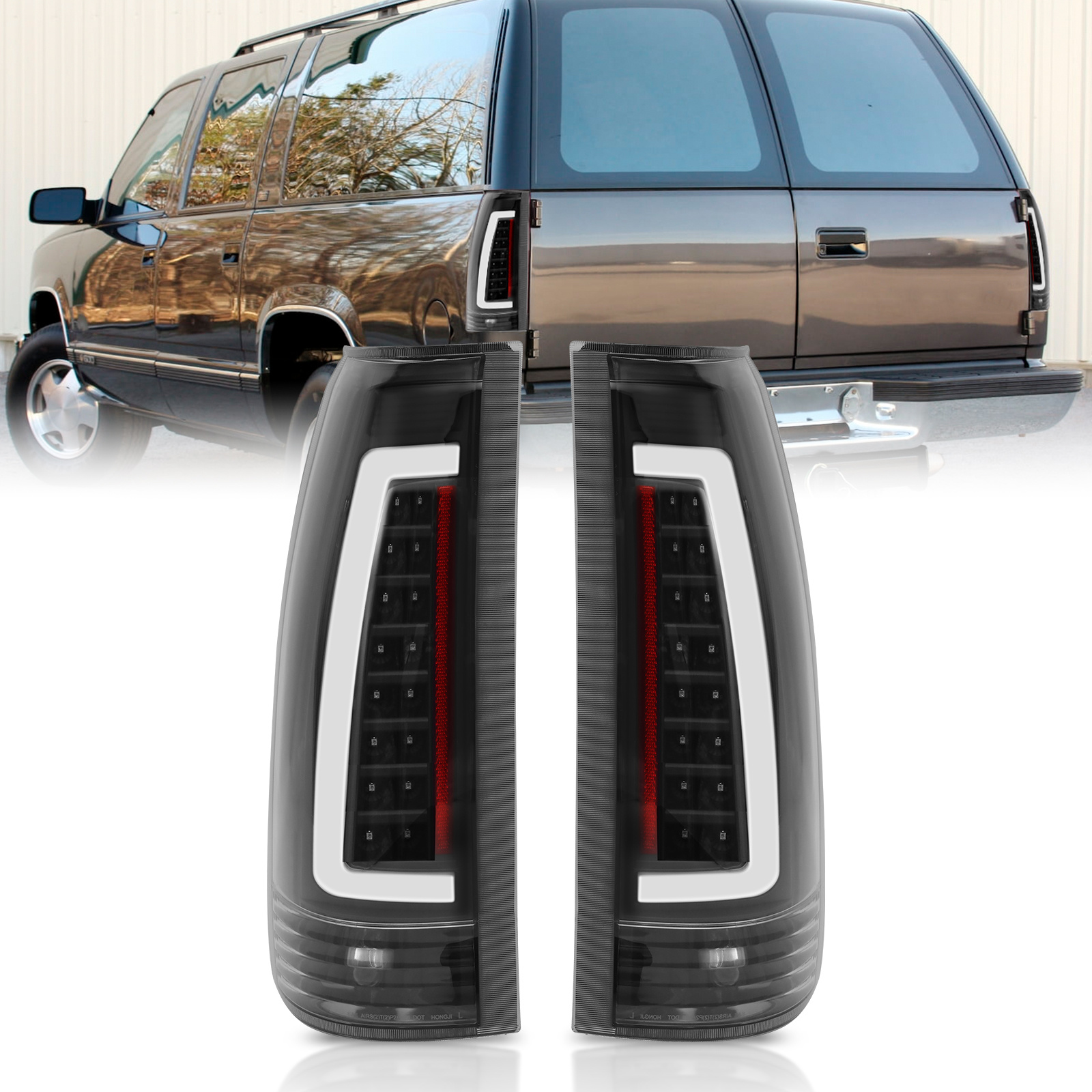 

Tail Light For For Gmc C/k Silverado 1988-1998 Tail Light Left + Right (no Bulbs) # Gm2801104 Gm2800104