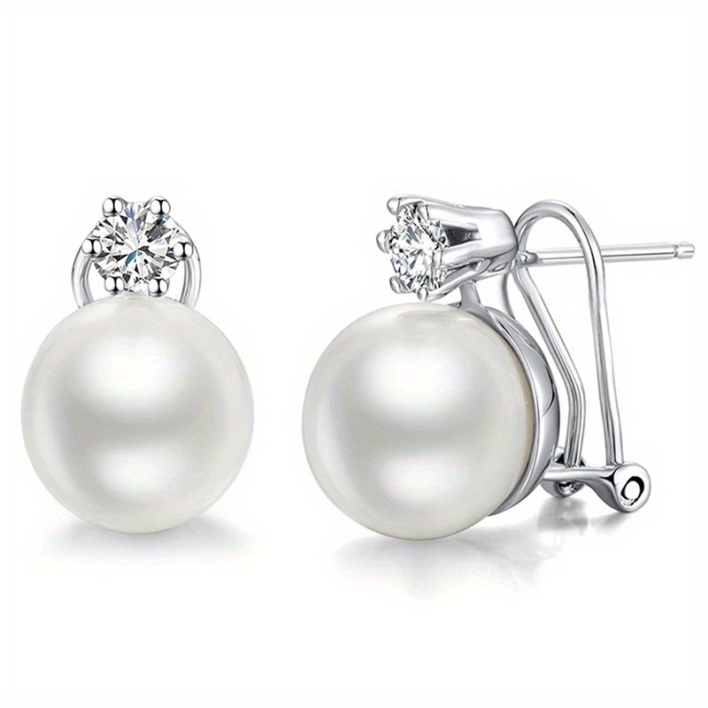 A Pair Of S925 , Luxurious And High-quality Freshwater Freshwater Pearls Design Style New Earrings, Suitable For Daily Wear And Vacation, Perfect Gift For Women, And A For Christmas