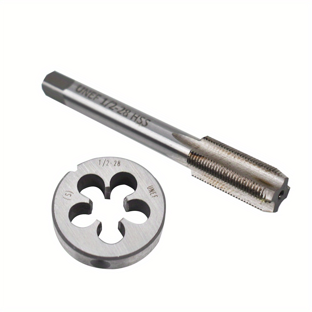 

Set Of Tools For Threads In Such As 22lr, 223, 5.56, And 9mm, Including A Tap And Die For 28 Machine Threads.