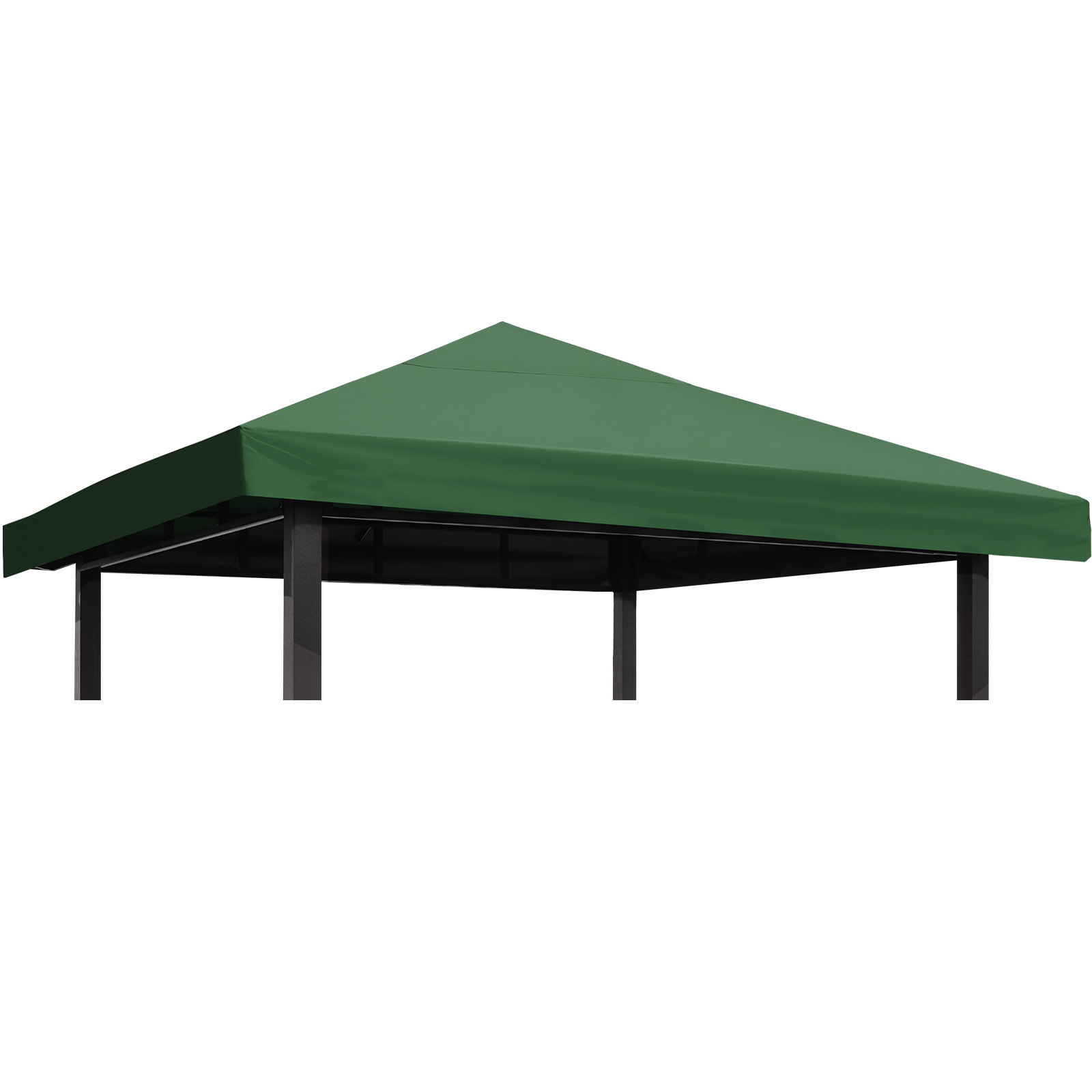 Single-roof Gazebo Replacement Canopy, Square Pyramid Top, Suitable For Outdoor , , Frame Not Included.