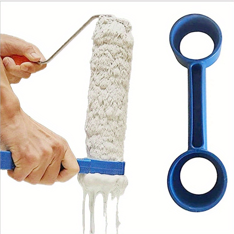 A Single Paint Scraping Tool For Household Use, Featuring A Portable Roller Brush And A Cleaning Scraper Designed For Recycling Paint Rollers