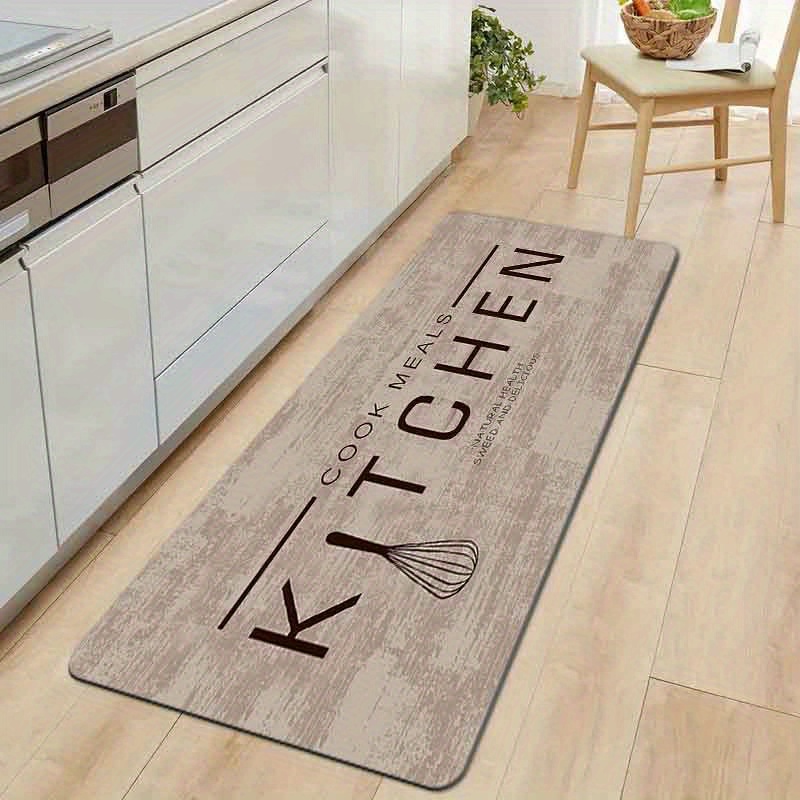 2d flat kitchen mat 1  1cm thickkitchen pattern floor mat sponge mat machine washable soft comfortable suitable for entrance living room study bedroom bathroom hallway courtyard parties festival decorations etc