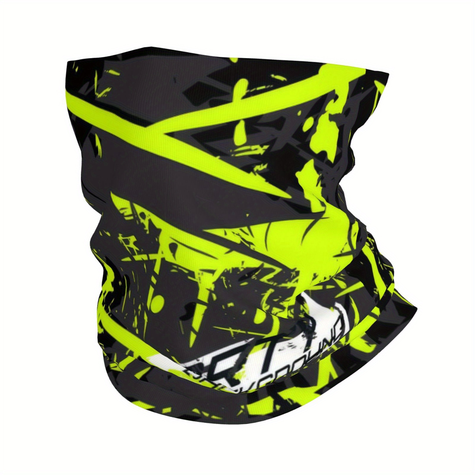 Image of Men's Multifunctional Cycling Neck Gaiter - Breathable Fabric - Racing Bicycle Sports Neck Cover - Adjustable Design - Suitable For Outdoor Gear In