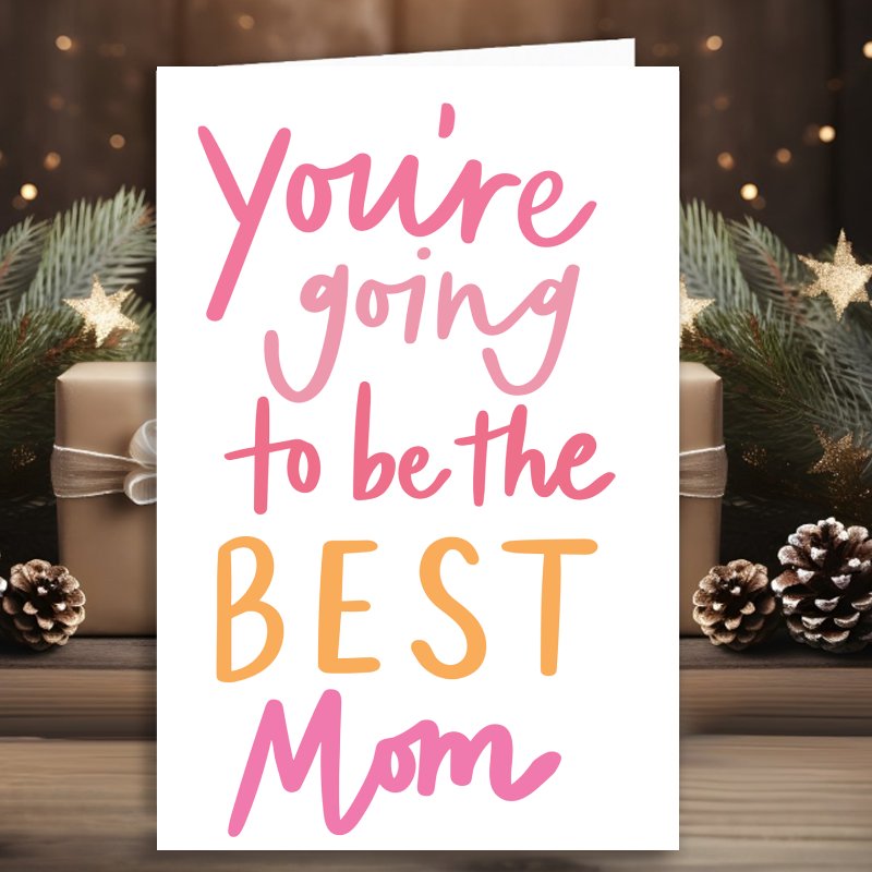 TEMU 1pc "you're " Baby Shower Card - , Mother's Day & Birthday Greetings, Includes Random Color Envelope